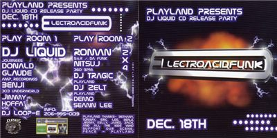 Playland presents Electroacidfunk (DJ Liquid CD release)