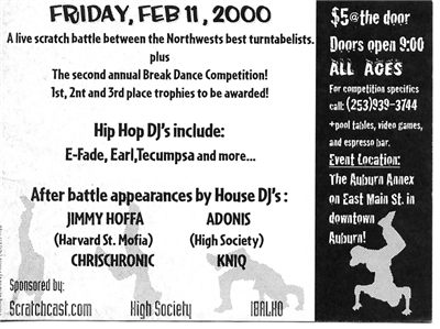 Got Beats? (scratch battle + break dance competition)