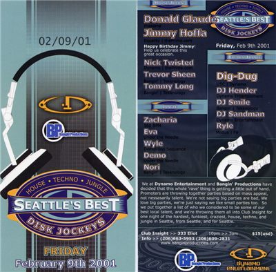Dynamo & Bangin' Productions - Seattle's Best Disk Jockeys