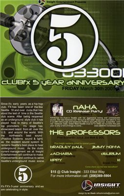 Club FX 5 Year Anniversary