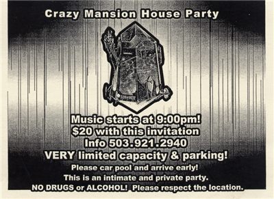 Crazy Mansion House Party (La Buena Vida invite)