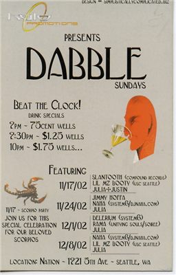 Halo Promotions - Dabble Sundays