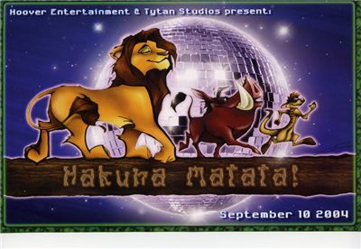 Hoover Entertainment & Tytan Studios - Hakuna Matata (front)