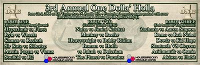 Housewreckin - 3rd Annual One Dolla' Holla (back)