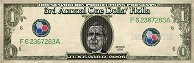 3rd Annual One Dolla' Holla (front)