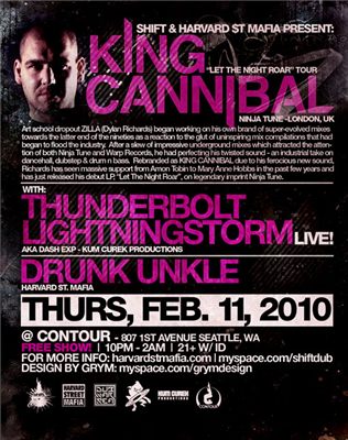 Shift & HSM - King Cannibal (back)