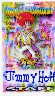 Staff badge - Afros N Bellbottoms (Jimmy Hoffa STAFF)