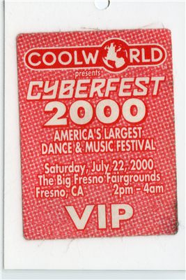 VIP badge - Cyberfest 2000