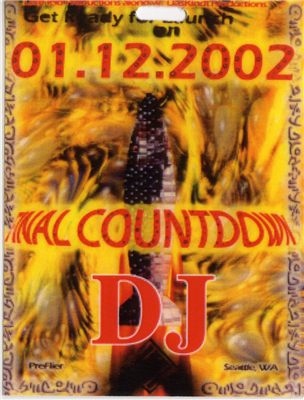 DJ badge - Final Countdown