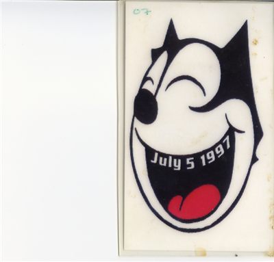 Badge - July 5 1997 (cat face)