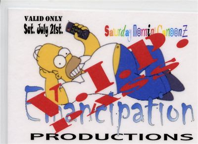 VIP badge - Saturday Morning Cartoonz (Emancipation Productions)