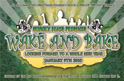 Skunky Beats presents Wake and Bake